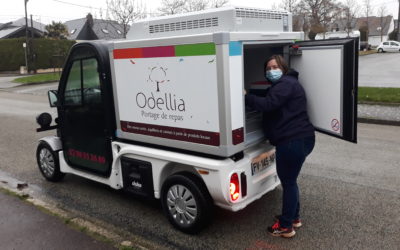 Livraison des repas à Quimper : Odellia Services passe au vert à 100%