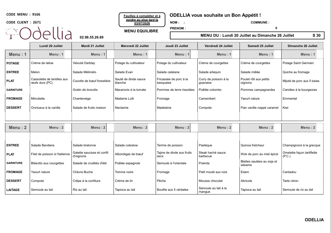 equilibre s30 recto