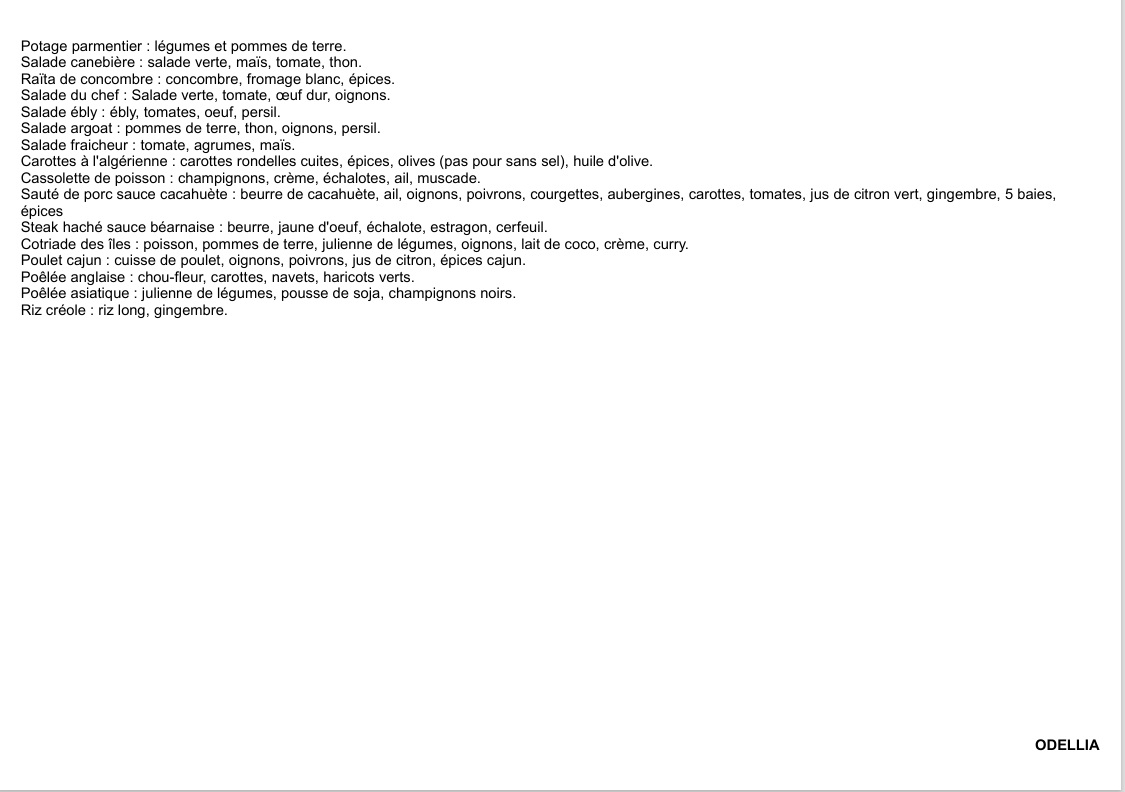 DIABETIQUE S33 VERSO
